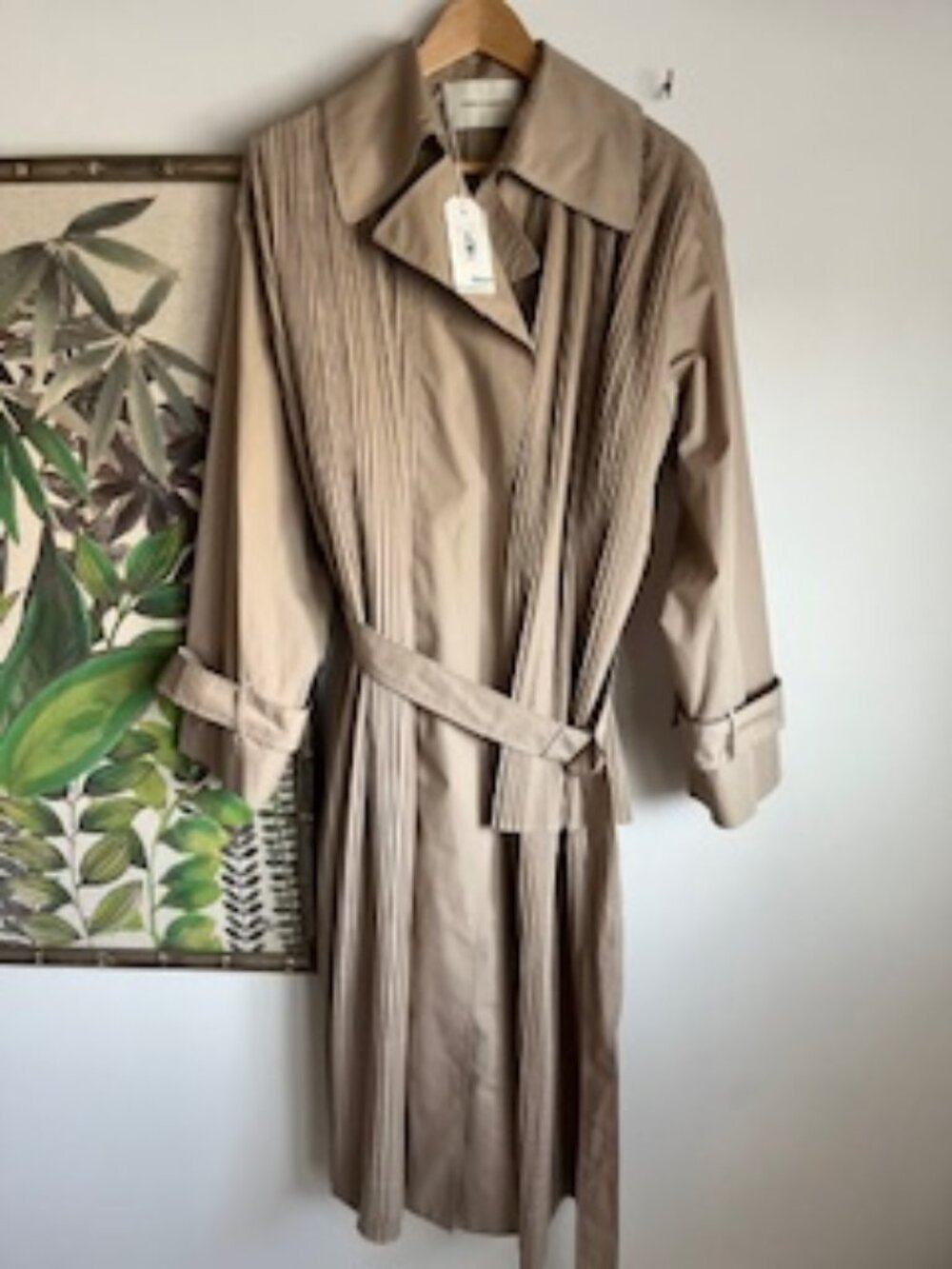 NWT Cedric Charlier Aeffe Coat Women's L
